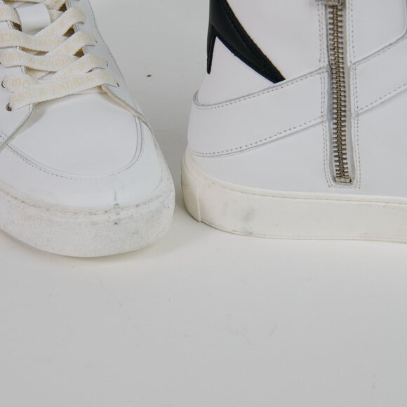 Zadig & Voltaire ZV1747 High Flash Good Vibes High Top Sneakers - Size 40 - Picture 5 of 5